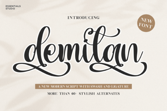 Demilan Font — Elegant Handwritten Typography for Creative Projects