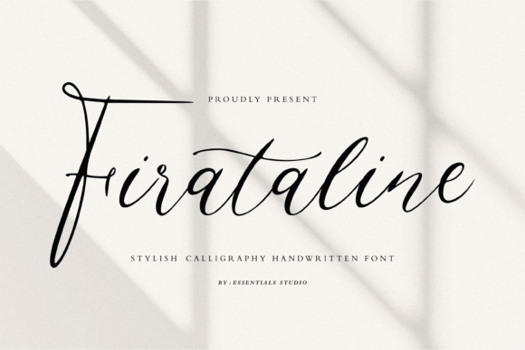 Firataline: A Stylish Handwritten Font for Creative Projects