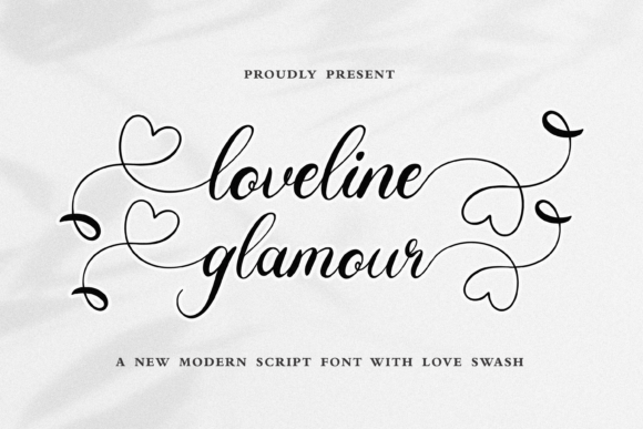 Loveline Glamour: A Handwritten Font That Steals the Show