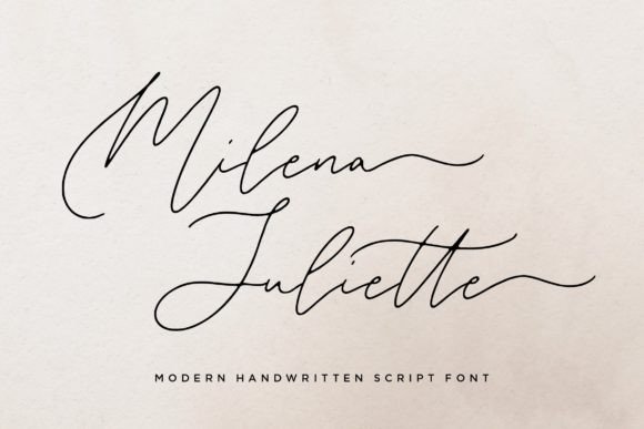 Milena Juliette Font: Timeless Handwritten Elegance